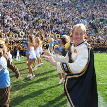 Drum Major Sean Garnreiter, Notre Dame, October 21, 2006