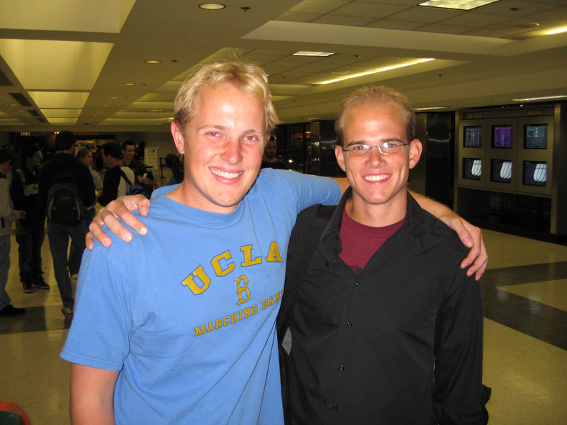 Sean Garnreiter and Will Plenk, Notre Dame trip 2006