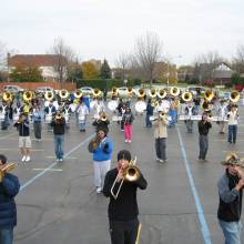 Rehearsal in Chicago, Notre Dame trip, October 20, 2006