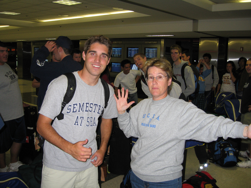 Paul Sprague and JJ, Notre Dame Trip 2006