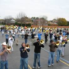 Rehearsal in Chicago, Notre Dame trip, October 20, 2006