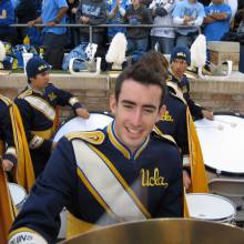Drums in stands, Notre Dame, October 21, 2006