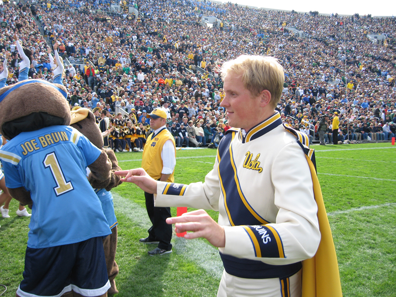 Drum Major Sean Garnreiter, Notre Dame, October 21, 2006