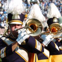 Trombones during Pregame, Arizona game, October 7, 2006