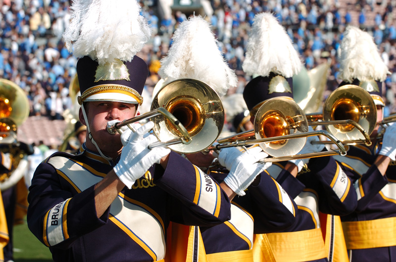 Trombones during Pregame, Arizona game, October 7, 2006