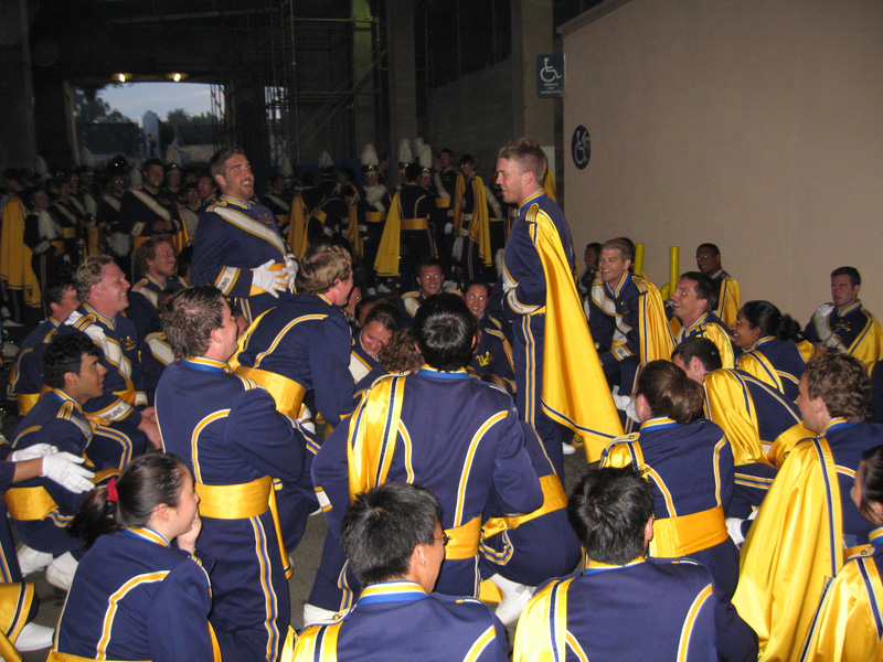 Trombones' tunnel hype, Stanford game, September 30, 2006