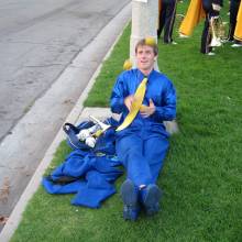 Band Juggler Chris Smith, Stanford game, September 30, 2006