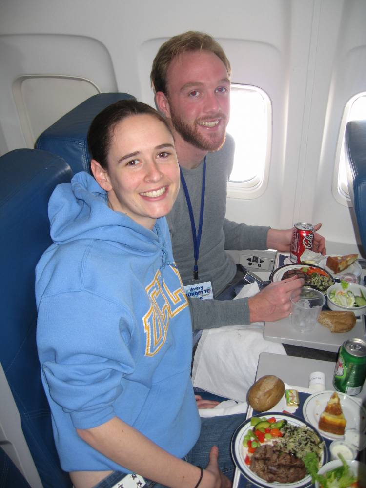 Steaks on a plane