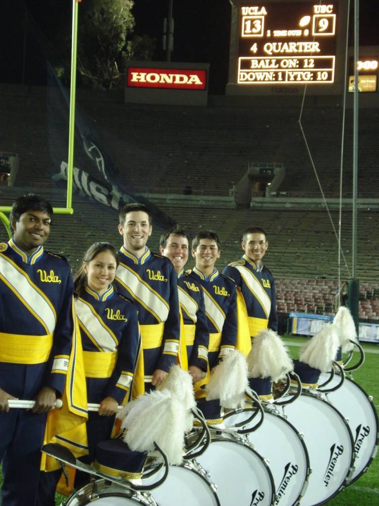 Bass drums after USC game, December 2,  2006