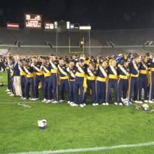 Seniors singing "Sons," USC game, December 2, 2006