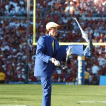 Band Juggler Chris Smith during halftime, USC game, December 2,  2006