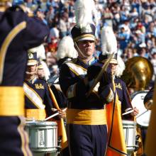 Cymbals during halftime, USC game, December 2,  2006