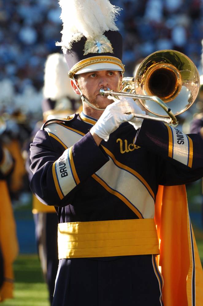 Greg Wrench during halftime, USC game, December 2,  2006