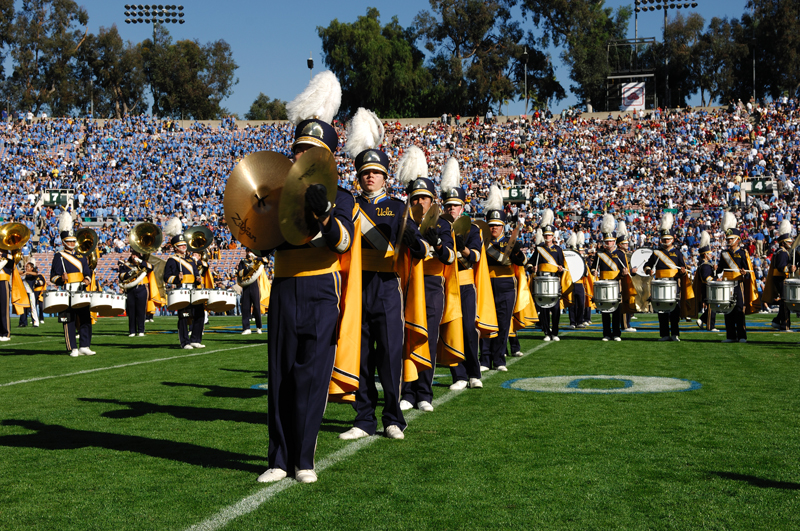 Cymbals during Pregame, USC game, December 2,  2006