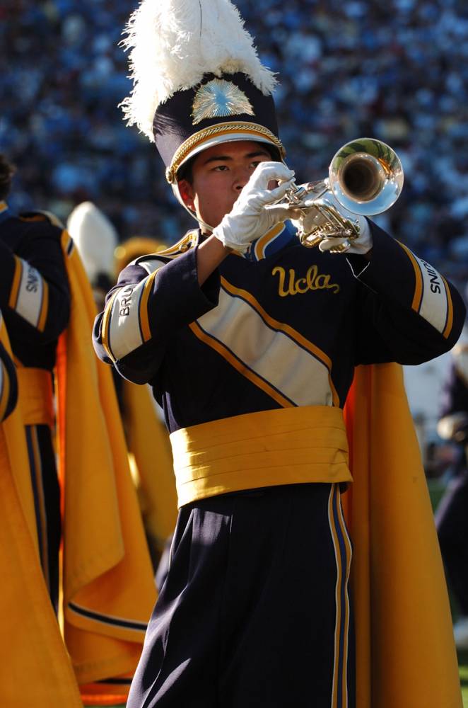 Trumpets during halftime, USC game, December 2,  2006