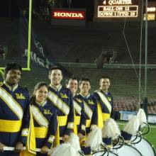 Bass drums after USC game, December 2,  2006