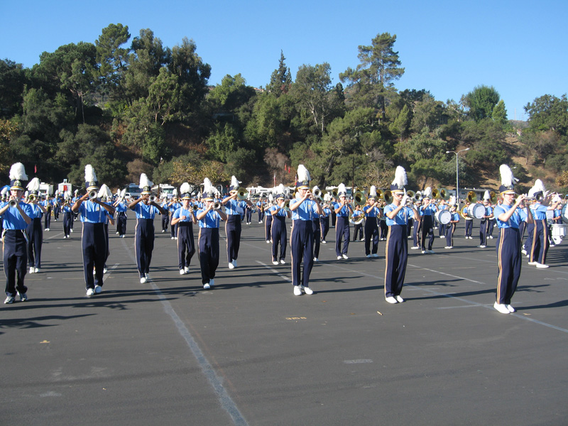 Rehearsal before USC game, December 2, 2006