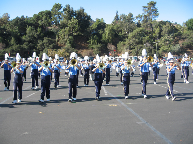 Rehearsal before USC game, December 2, 2006