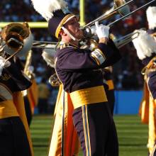 Trombones during halftime, USC game, December 2,  2006