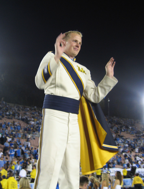 Drum Major Sean Garnreiter, USC game, December 2, 2006