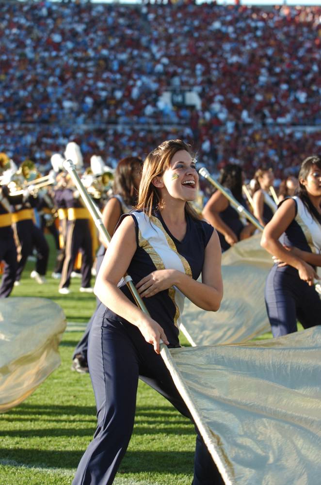 Flags during halftime, USC game, December 2,  2006