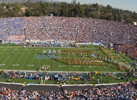 Tunnel formation, Pregame, USC game, December 2,  2006