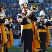 Trombones during halftime, USC game, December 2,  2006