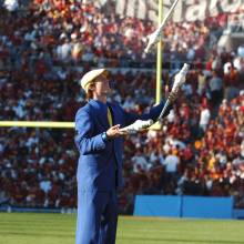 Band Juggler Chris Smith during halftime, USC game, December 2,  2006