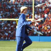 Band Juggler Chris Smith during halftime, USC game, December 2,  2006