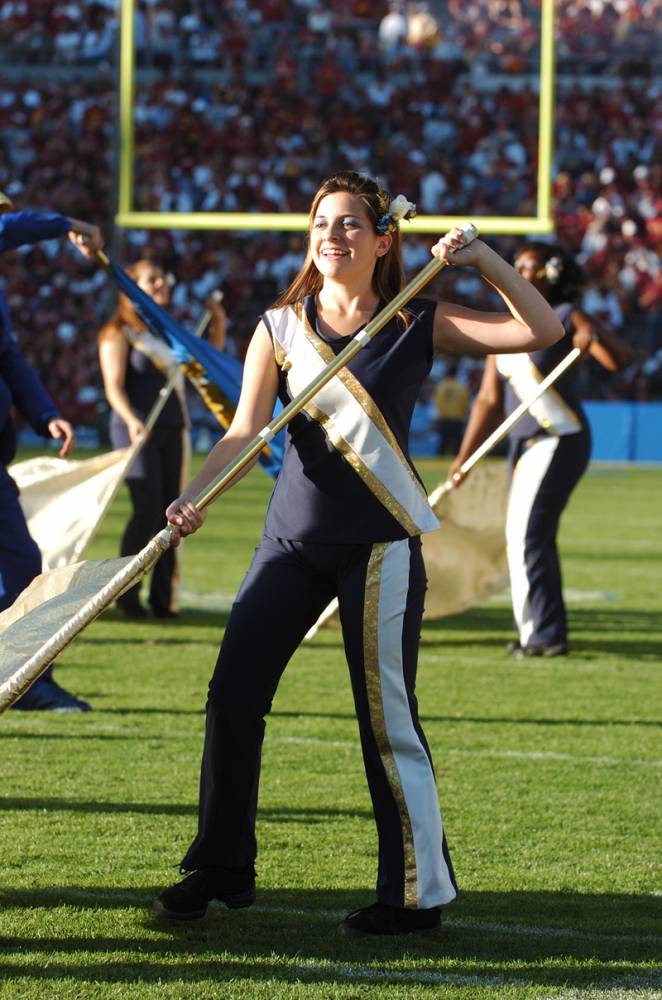 Flags during halftime, USC game, December 2,  2006