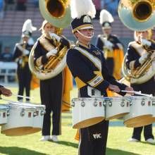 Tenor Drums and Sousaphones, Washington State game, October 28, 2006