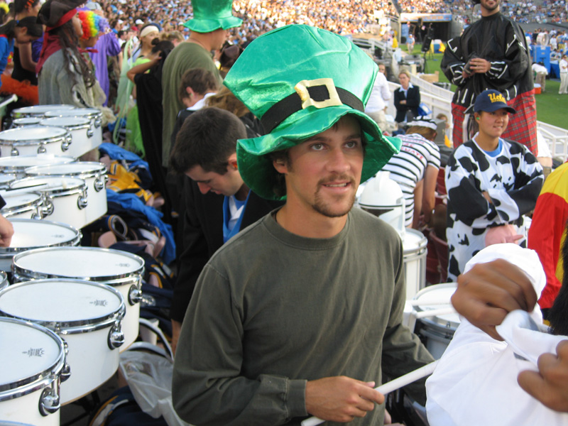 Percussion Section Leader Kelly Flickinger, Band Alumni Reunion, Washington State game, October 28, 2006