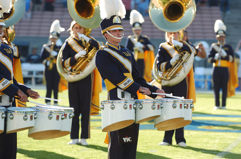 Tenor Drums and Sousaphones, Washington State game, October 28, 2006