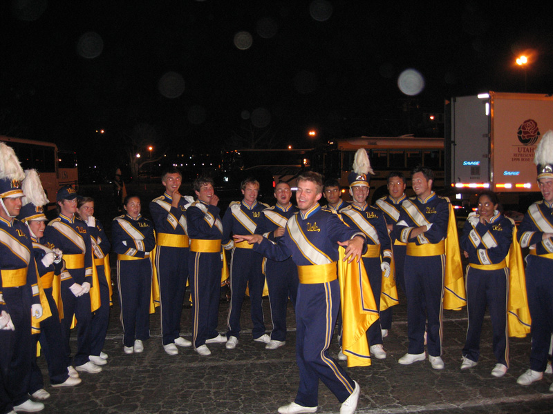 Trombone Warmup for Bands of America Regional performance, Coliseum, October 28, 2006 