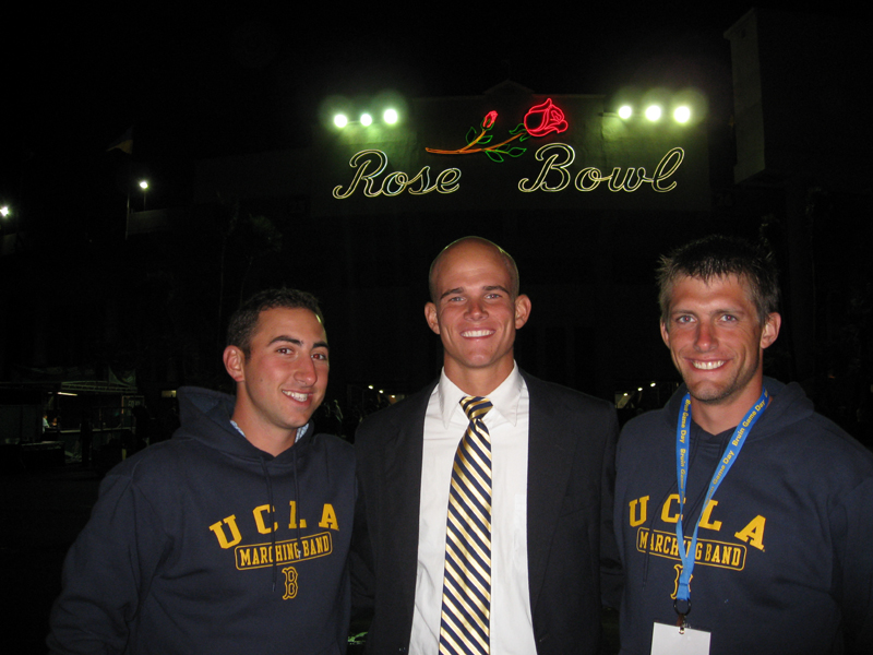 Band staff after Washington game, September 22, 2007