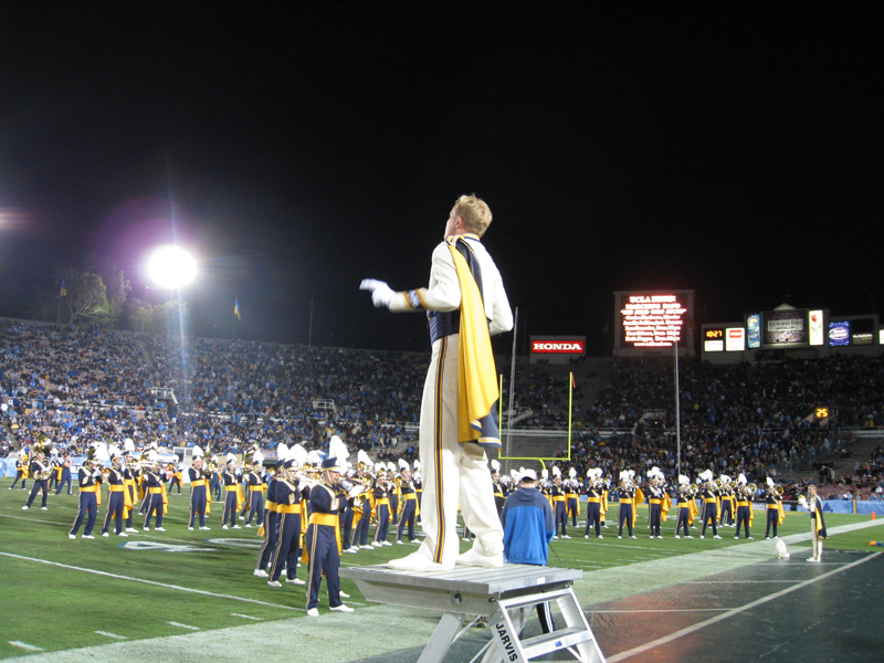 Drum Major Sean Garnreiter, Halftime, Washington game, September 22, 2007