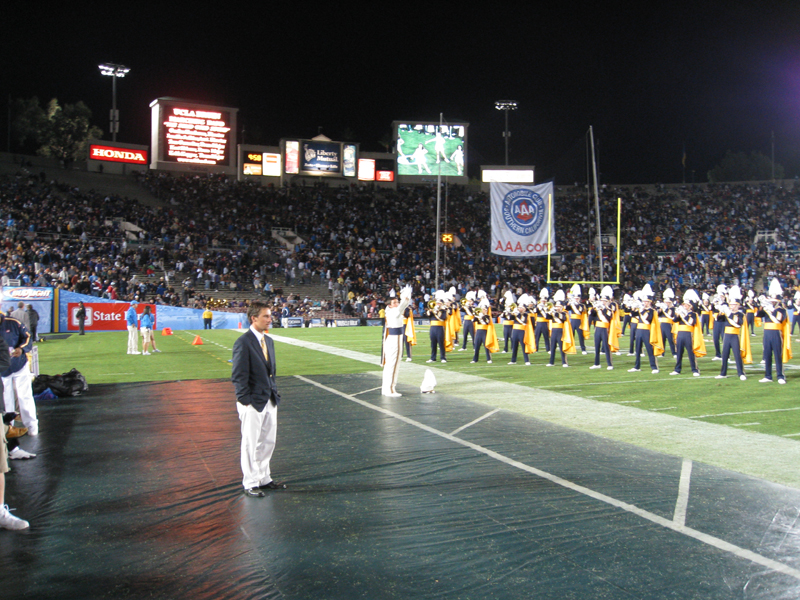 Halftime, Washington game, September 22, 2007