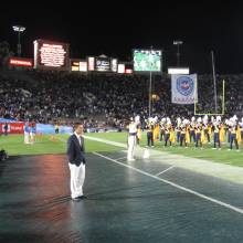 Halftime, Washington game, September 22, 2007
