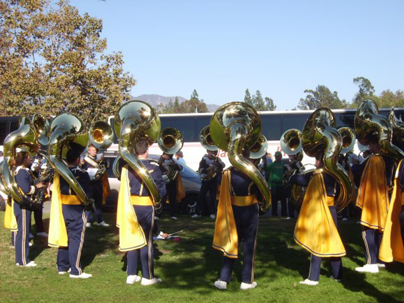 Tubas sectional, Cal game, October 20, 2007