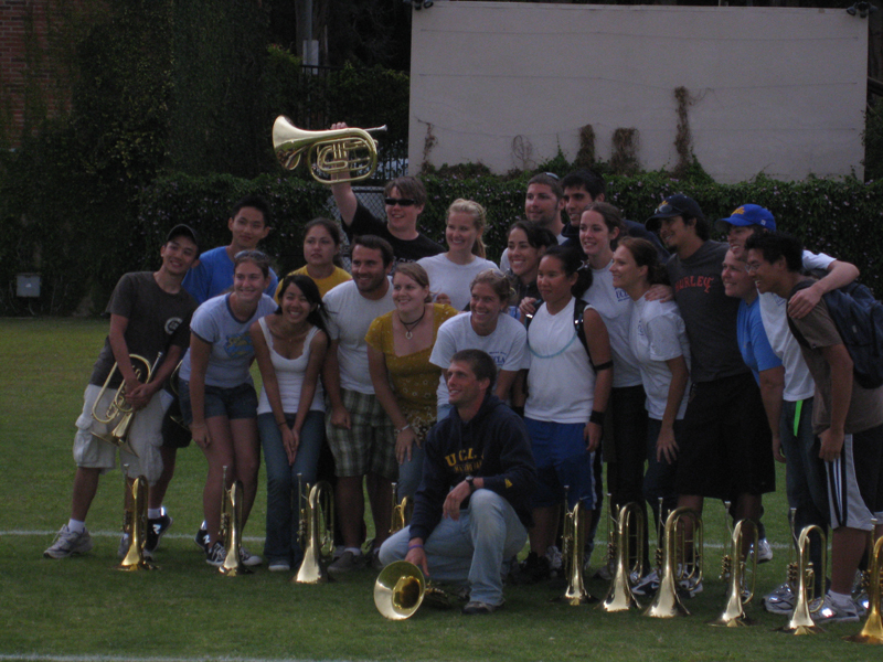 Horn group photo, Band Camp 2007