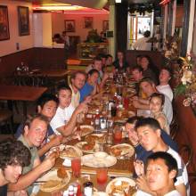 Trombones at Roscoe's, Band Camp 2007