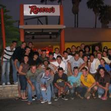 Trombones outside Roscoe's