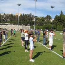 Trombone Marching Block, Band Camp 2007