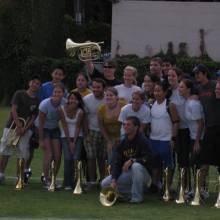 Horn group photo, Band Camp 2007
