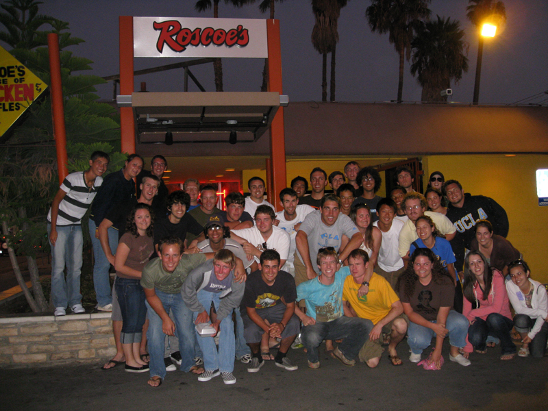 Trombones outside Roscoe's