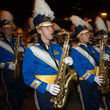 2007-2008 UCLA Marching Band and Color Guard at the 