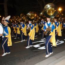 2007-2008 UCLA Marching Band and Color Guard at the 