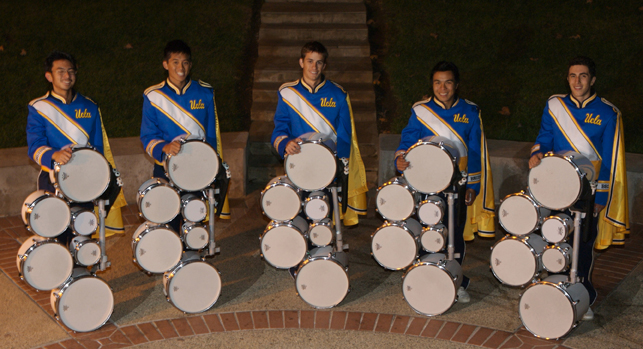 2007-2008 UCLA Marching Band and Color Guard at the 