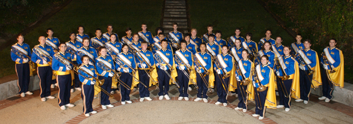 2007-2008 UCLA Marching Band and Color Guard at the 