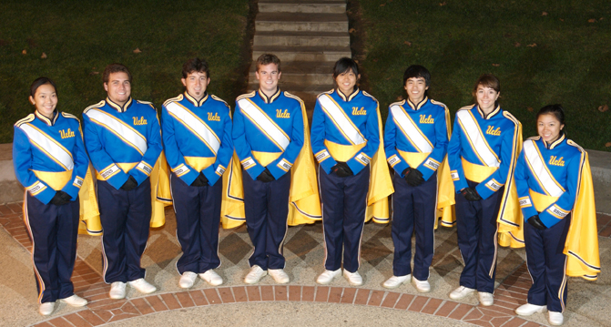 2007-2008 UCLA Marching Band and Color Guard at the 